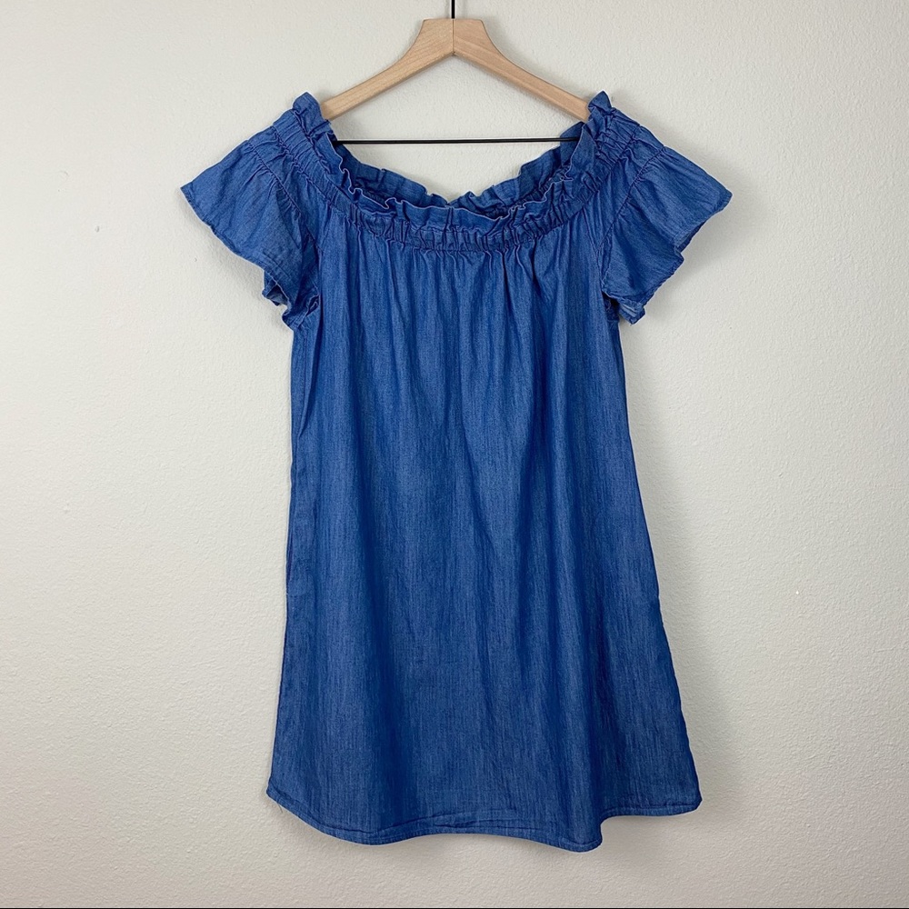 Anthro Corey Lynn Calter Off-The-Shoulder Dress - Picture 6 of 11